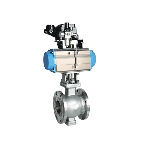 Flange V Port Ball Valve